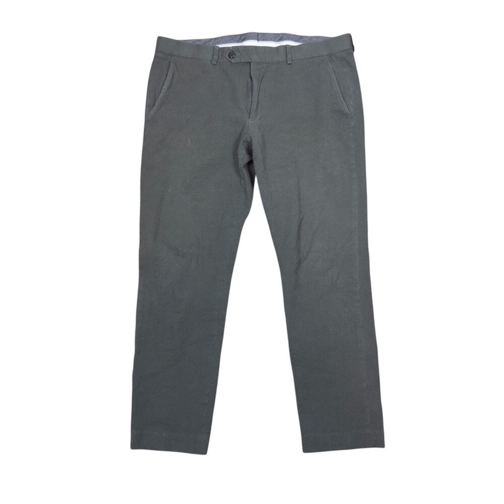 Todd Snyder Sutton Italian Seersucker Trousers- Tailored Slim Fit - 34